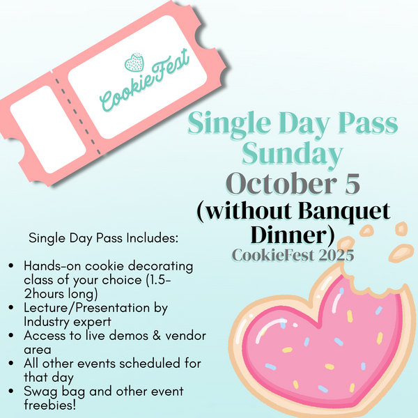 CookieFest Single Day Pass - Sunday, October 5th (no banquet dinner)