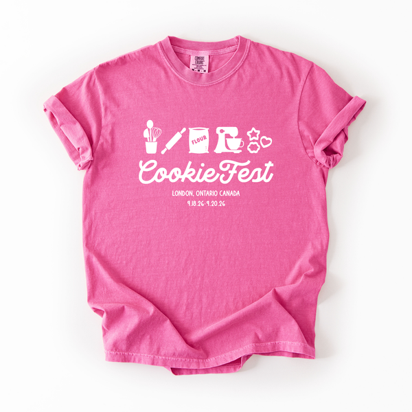 CookieFest 2026 Baker Tee - Baking Elements