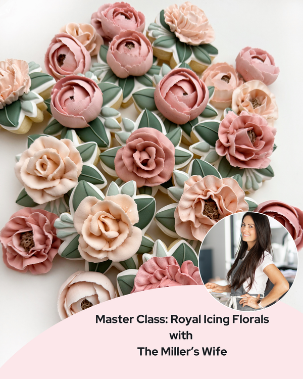 Master Class: Royal Icing Florals with The Miller's Wife