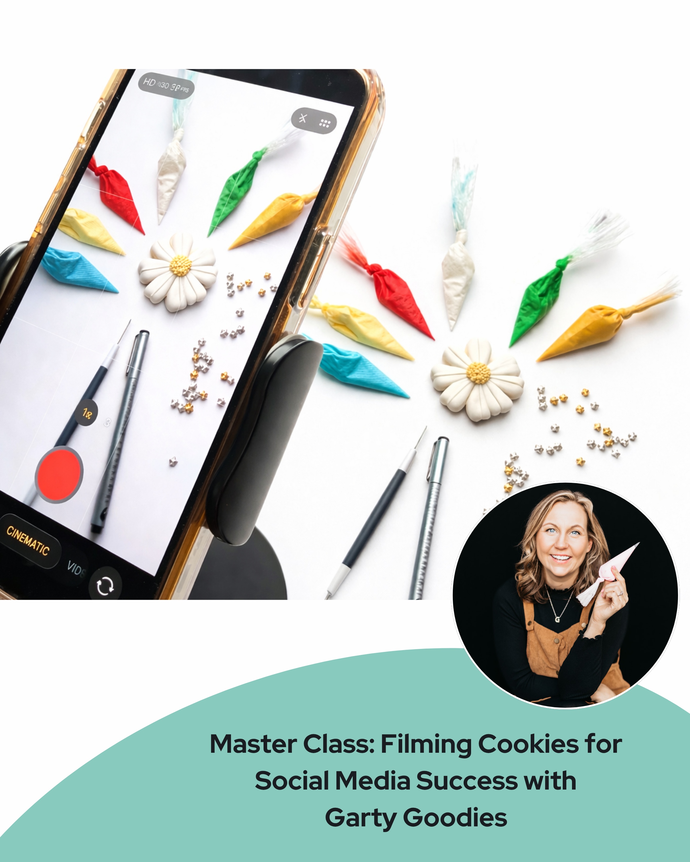 Master Class: Filming Cookies for Social Media Success with Garty Goodies