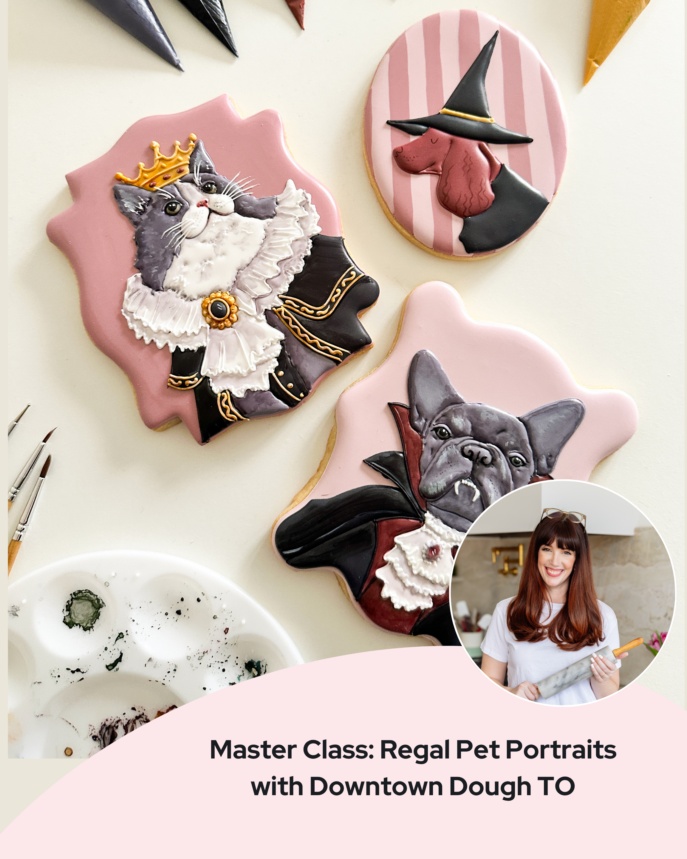 Master Class: Regal Pet Portraits with Downtown Dough TO